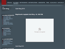 Tablet Screenshot of gold-wing.hu